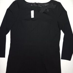 TALBOTS BOW NECKLINE DRESS